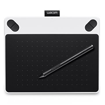 ワコム ペンタブレット Intuos Draw ペン入力専用 お絵描き入門モデル Sサイズ ホワイト CTL-490/W0