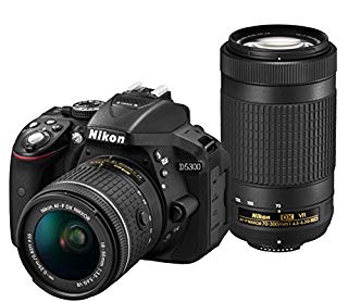 Nikon デジタル一眼レフカメラ D5300 AF-P ダブルズームキット ブラック D5300WZ3